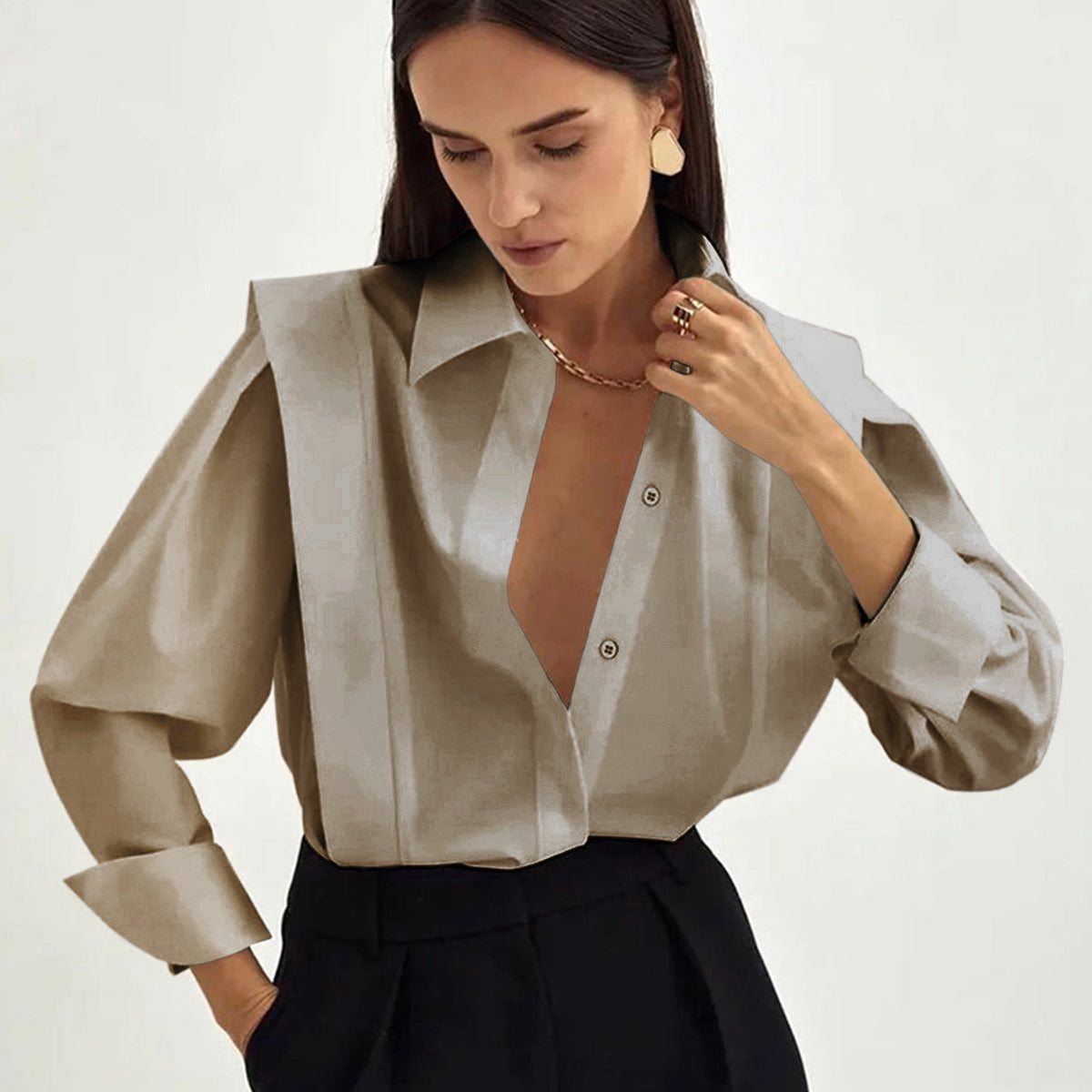 Oversized Button Down Shirt