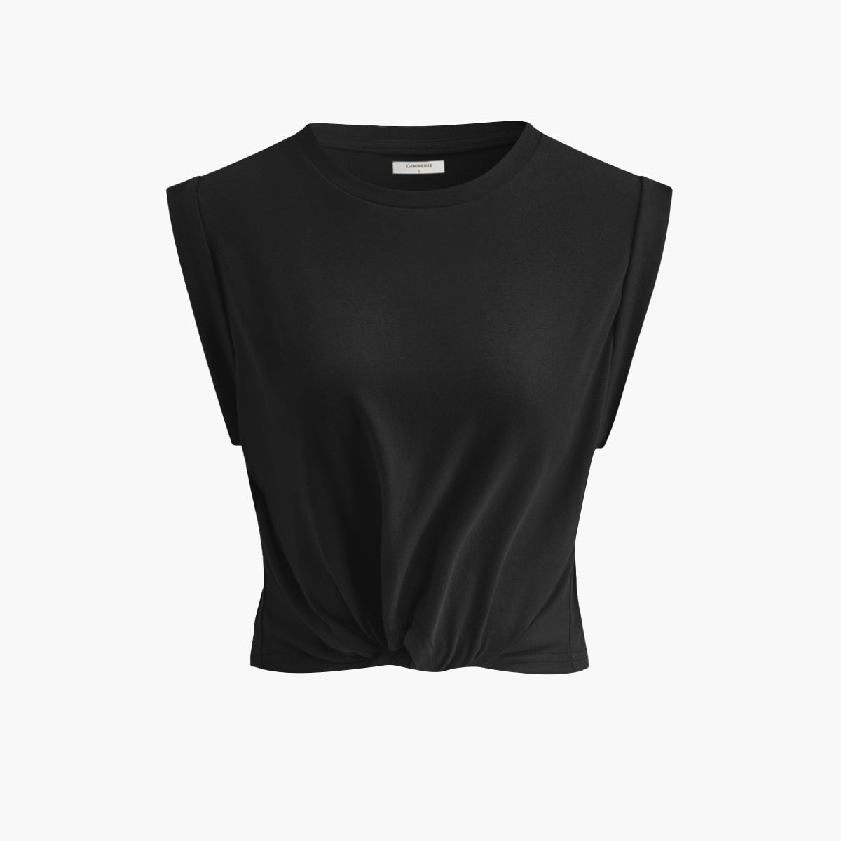 Cotton Knotted T-Shirt