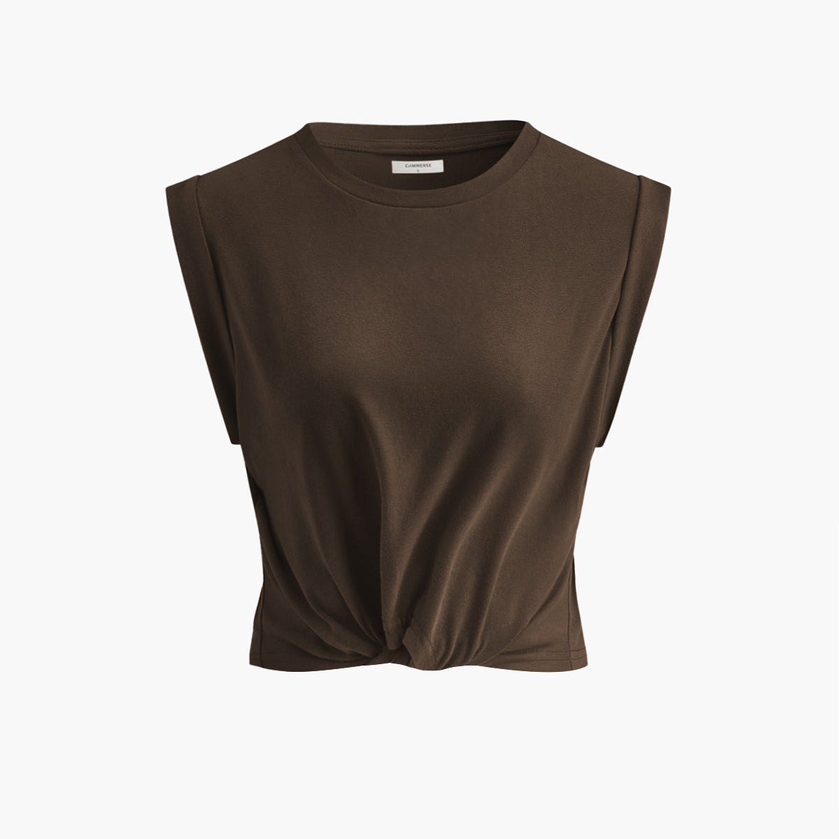 Cotton Knotted T-Shirt