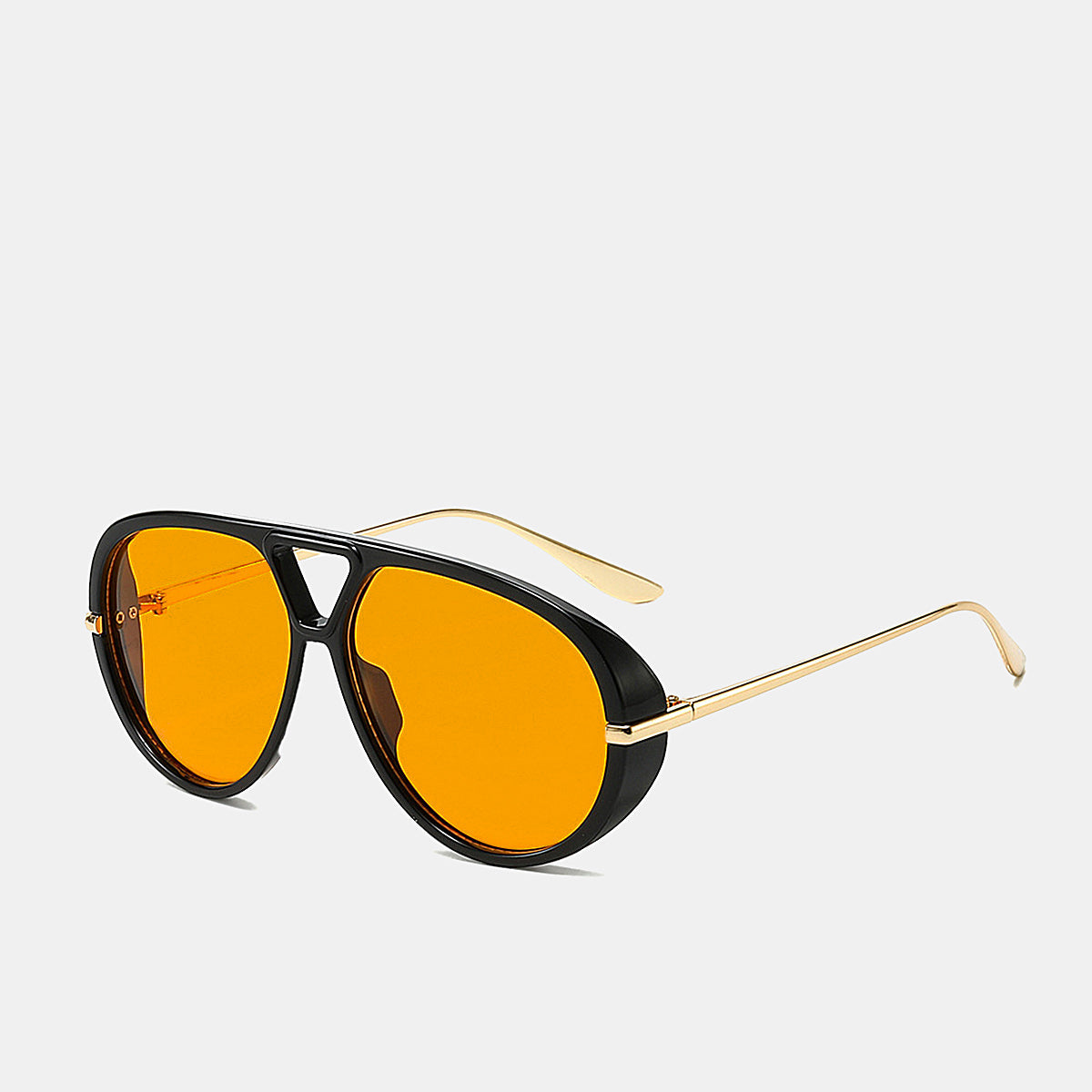 Metal Arm Aviator Sunglasses