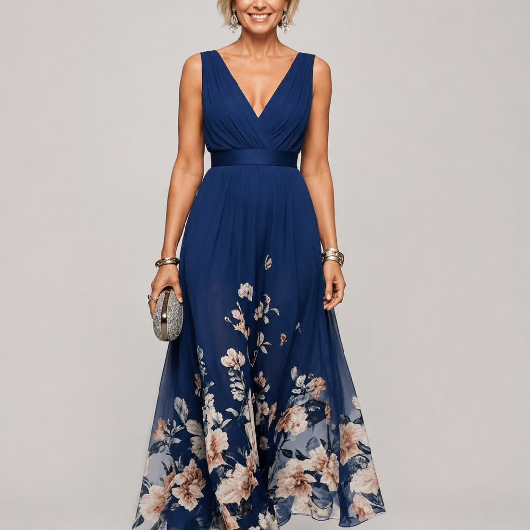 Mica | Sleeveless A Maxi Dress